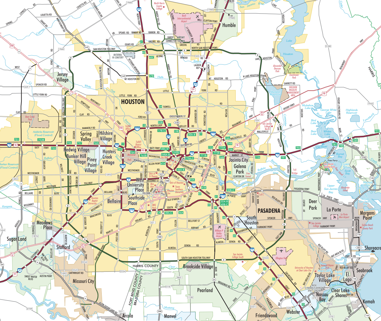 Houston Map